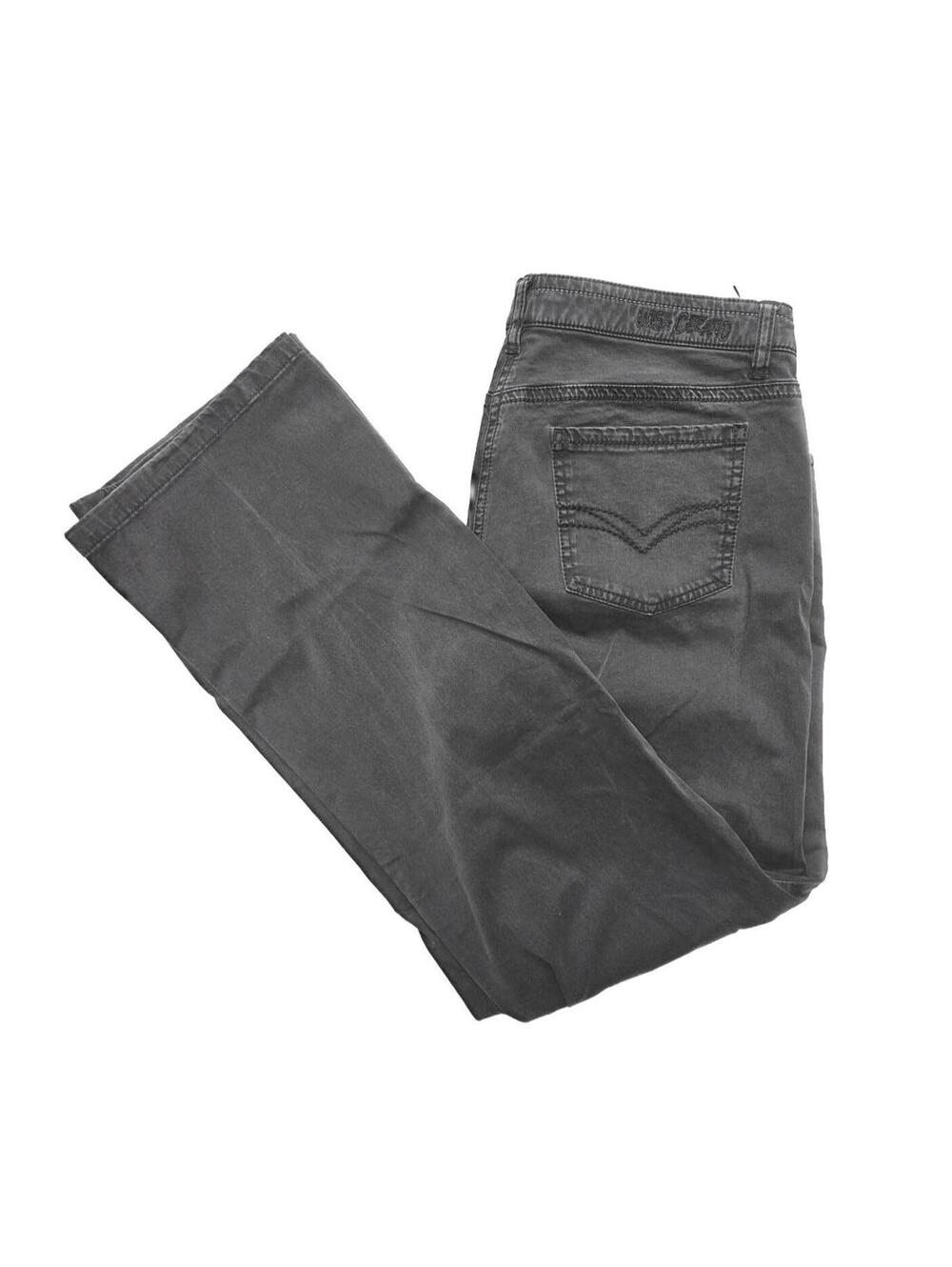 Luisa Cerano Cocoa Brown Straight Leg Jeans -Made in Italy I Size 12 Cotton 98% - Picture 7 of 11
